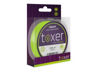 Delphin TOXER / fluo zelená | 0,12mm 5,2kg 150m, 0,14mm 6,3kg 150m, 0,14mm 6,3kg 80m, 0,16mm 7,7kg 150m, 0,16mm 7,7kg 80m, 0,18mm 9,5kg 150m, 0,18mm 9,5kg 80m, 0,20mm 11kg 150m, 0,20mm 11kg 80m, 0,23mm 12,8kg 150m, 0,23mm 12,8kg 80m