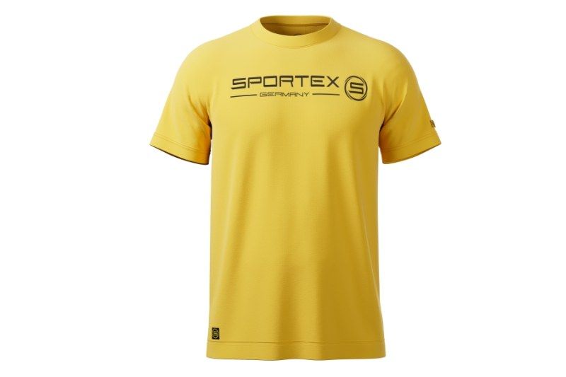 Sportex rybářské tričko T-Shirt žluté s logem vel.M