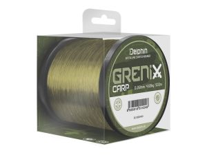 Delphin GRENIX Carp / zelená | 0,261mm 4,68kg1000m, 0,286mm 5,61kg 1000m, 0,286mm 5,61kg 500m, 0,309mm 6,55kg 1000m, 0,309mm 6,55kg 500m, 0,331mm 7,39kg 1000m, 0,331mm 7,39kg 500m