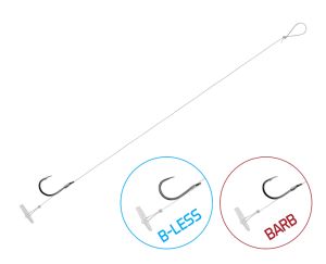 Nadväzec Delphin FLR Quickstop / 6ks | 12cm / 0,22mm / BARB #10, 12cm /0,22mm / BARB #6, 8cm / 0,22mm / B-LESS #6, 8cm / 0,22mm / B-LESS #8, 8cm / 0,22mm / BARB #10, 8cm / 0,25mm / BARB #6, 8cm / 0,25mm / BARB #8, 8cm / 0,30mm / BARB #4