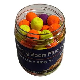 Mastodont Baits Fluo Pop-Up Boilies Berry Boom 16mm 200ml Mastodont Baits s.r.o.