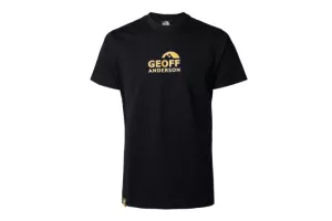 Tričko Geoff Anderson Organic Tee black, orange logo S