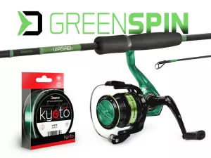 Prívlačový set Delphin GreenSPIN | 210cm/30g + 2T + 0,234mm, 240cm/30g + 3T + 0,234mm