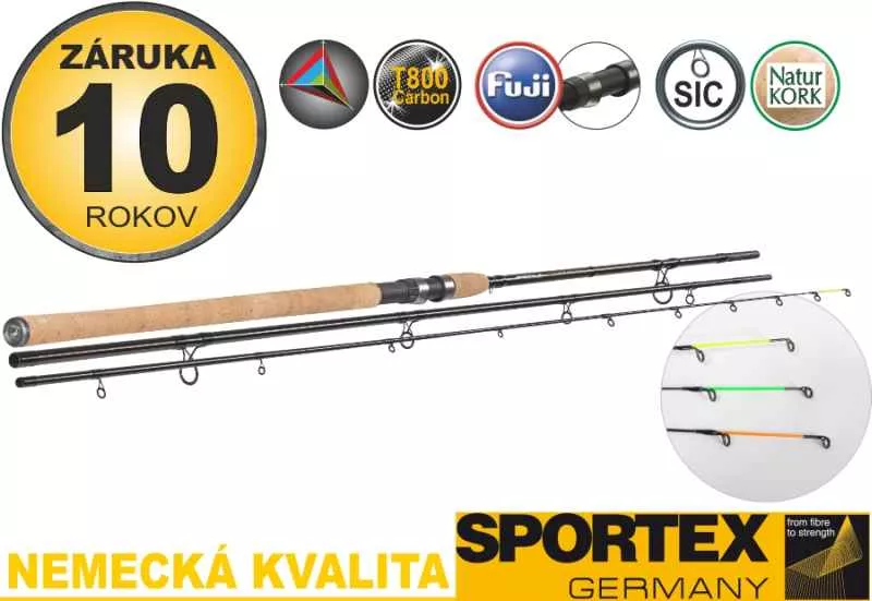 Sportex Xclusive Heavy Feeder NT 2ks: 150-220g, 390cm M80