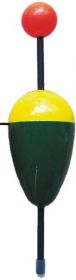 Splávek na lov štik žluto-zelený průběžný KPR 14g
