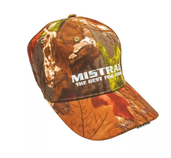 Mistrall kšiltovka se světlem vzor oranžové listí
