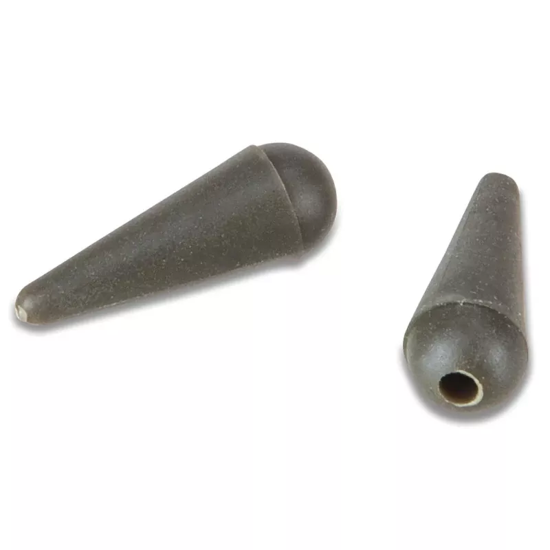 Anaconda korálky Tapered Shock Beads army zelená 10ks Saenger