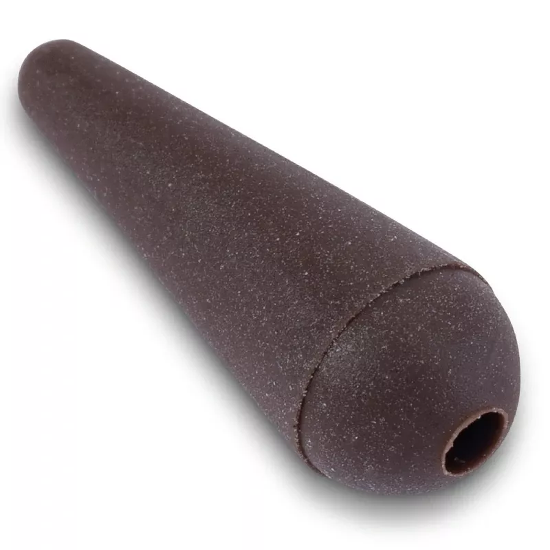 Anaconda korálky Tapered Shock Beads hnědá 10ks Saenger