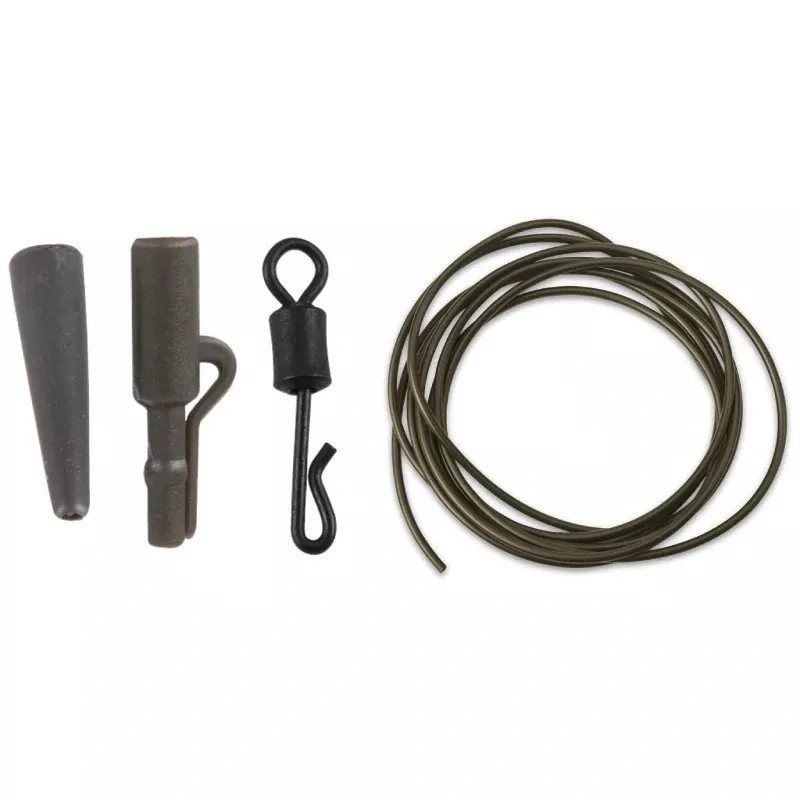 Anaconda sada Quick Change Safety Lead Clip Kit army zelená 5ks Saenger