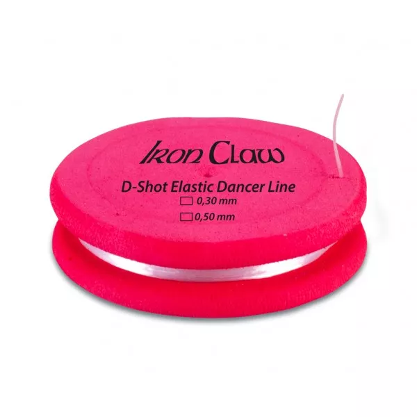 Iron Claw elastický vlasec D-Shot Elastic Dancer Line 0,50 mm 3 m
