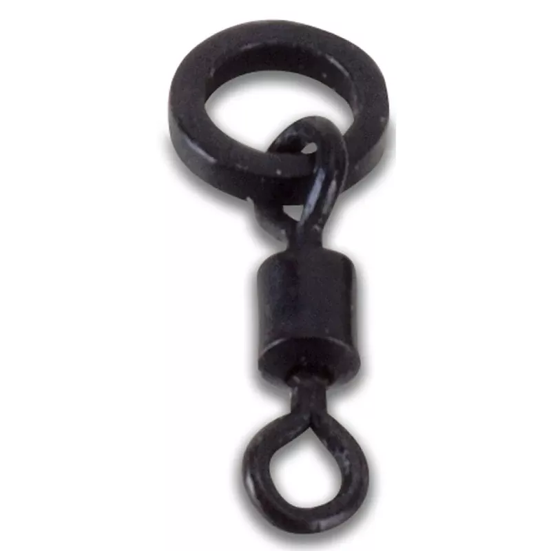 Anaconda obratlík Camou Mini Hook Ring Swivel Micro velikost 20, 10ks Saenger