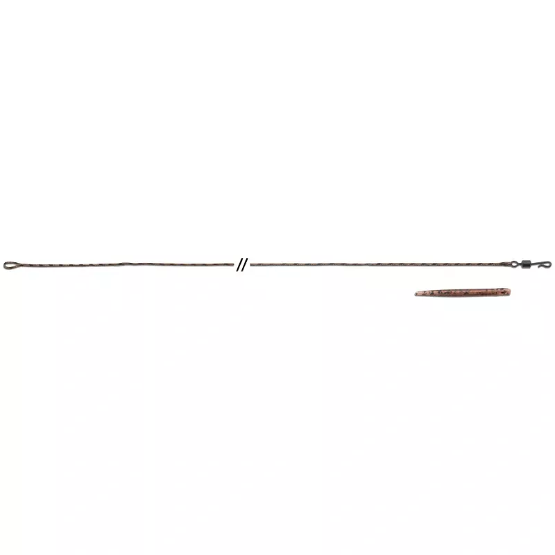 Anaconda olověnka Jungle Quick Change Leadcore Leaders 40lb 80cm 3ks hnědá Saenger