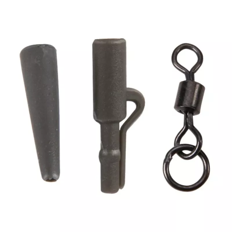 Anaconda sada 360 Flex Ring Swivel Safety LC Kit army zelená 5ks Saenger