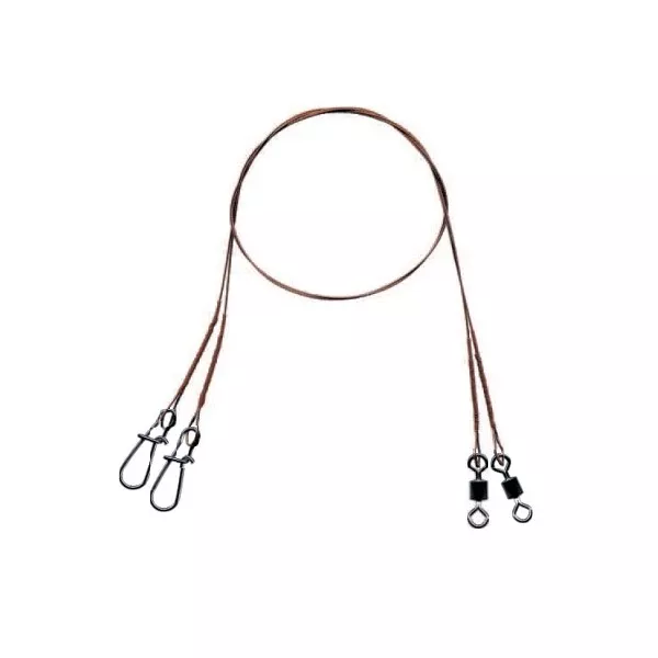 Mistrall ocelové lanko pro lov dravců 1 x 7 (11 kg) Velikost 25cm, 2ks/bal