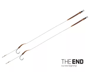 Nadväzec Delphin THE END Boilie rig / 2ks | 20cm/25lbs/#2, 20cm/25lbs/#6, 20cm/25lbs/#8