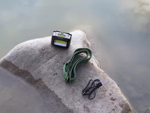 Čelová lampa Delphin MONOX