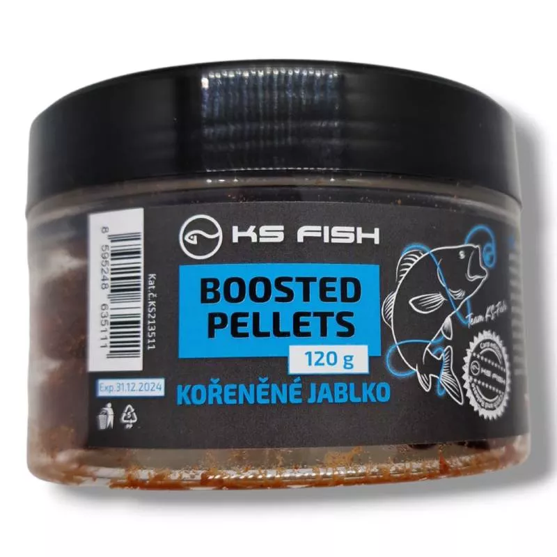KS Fish Boosted Pellets 120g Kořeněné jablko KS-fish