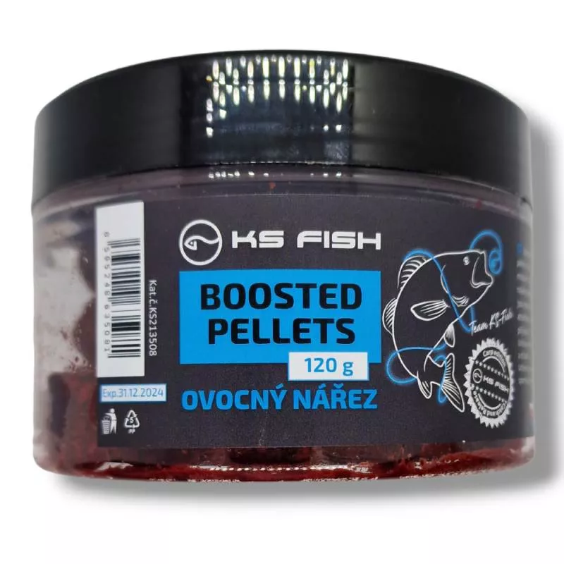 KS Fish Boosted Pellets 120g Ovocný nářez KS-fish