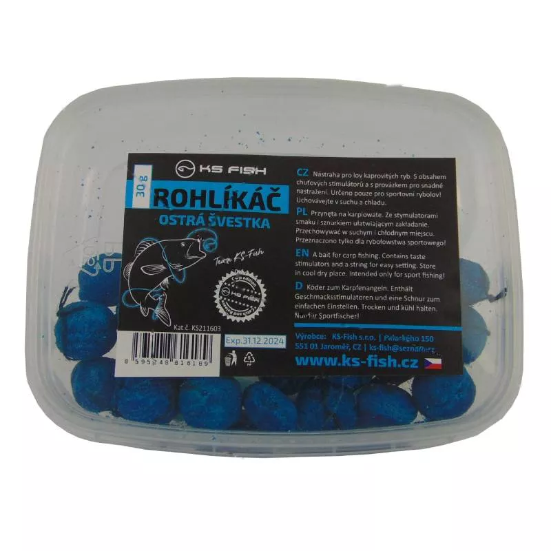 KS Fish Rohlíkáč 30g Ostrá švestka KS-fish
