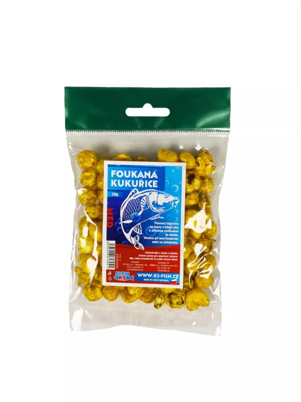 KS Fish foukaná kukuřice 20g, med KS-fish