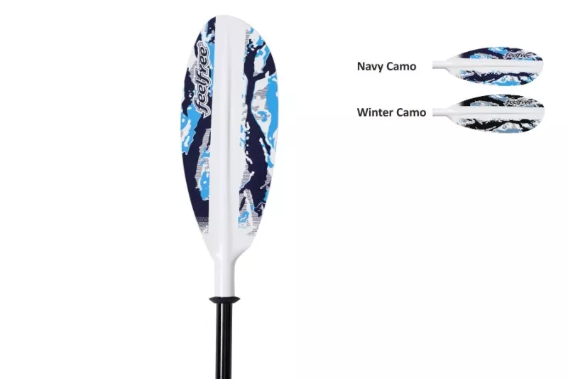 Pádlo FISHING PADDLE ALLOY 1díl 240cm Navy Camo