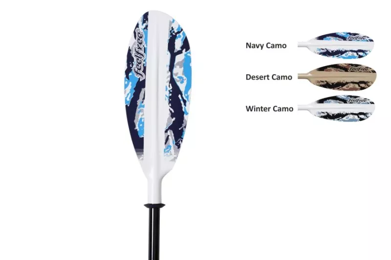 Pádlo FISHING PADDLE ALLOY 2díl 240cm Winter Camo