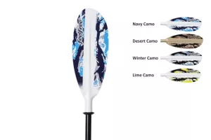 Pádlo FISHING PADDLE GLASS 2díl 240cm Lime Camo