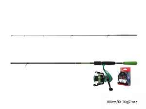 Prívlačový set Delphin GreenSPIN