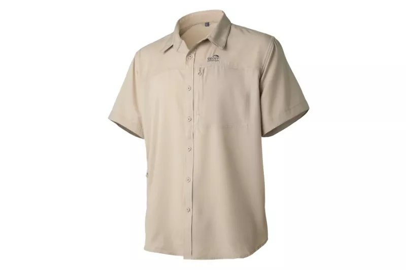 Košile s krátkým rukávem Ezmar Light khaki L