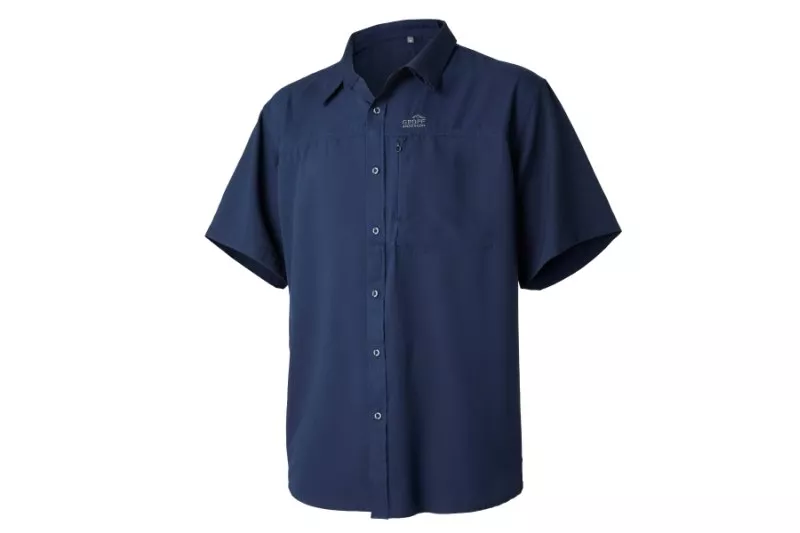 Košile s krátkým rukávem Ezmar Light modrá XL