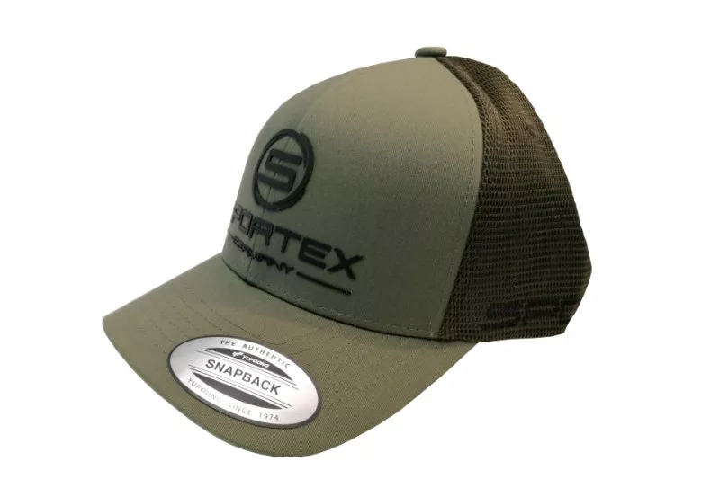Kšiltovka SPORTEX Snap Back zelená s logem