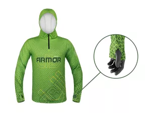 Tričko s kapucňou Delphin UV ARMOR 50+