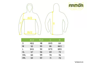 Tričko s kapucňou Delphin UV ARMOR 50+