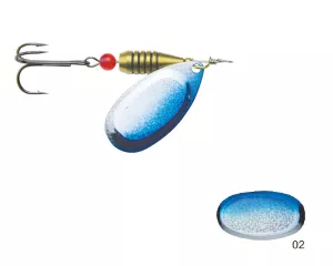 Mistrall rotační třpytka CALIRO vel. 4, 9g, barva 02