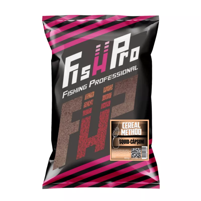 Fish Pro krmítková směs Cereal Method oliheň-jahoda 800g
