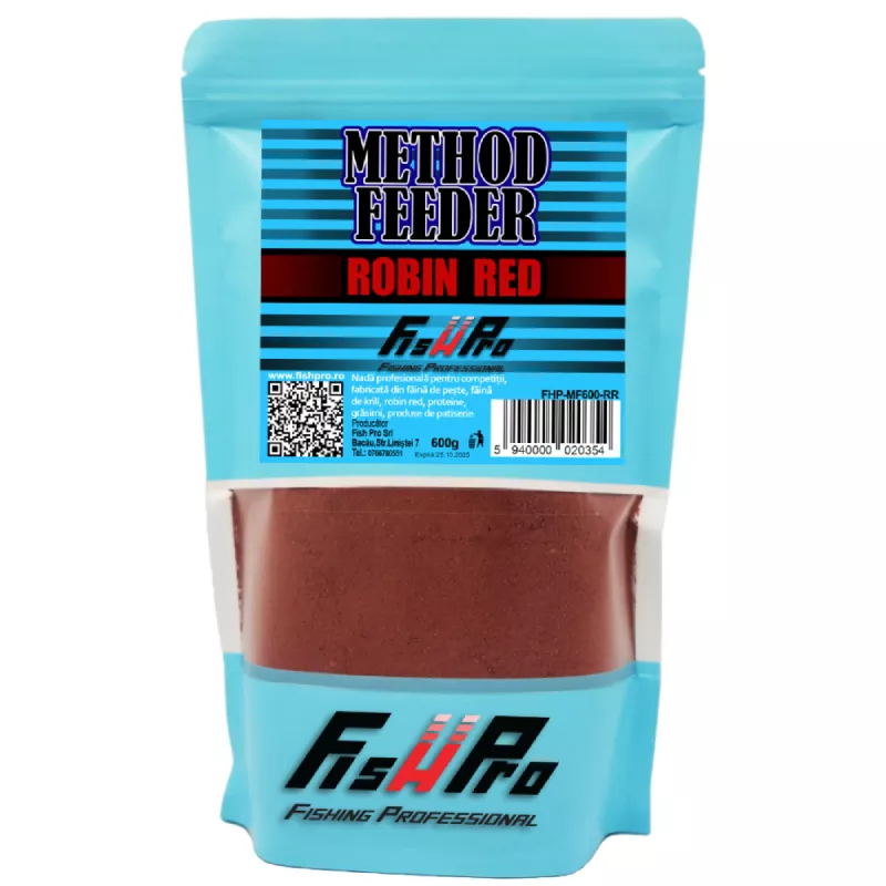Fish Pro krmítková směs Method Feeder robin red 600g
