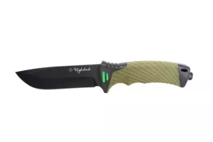 Nůž Nighshade olivový s pouzdrem 25cm + podpalovač
