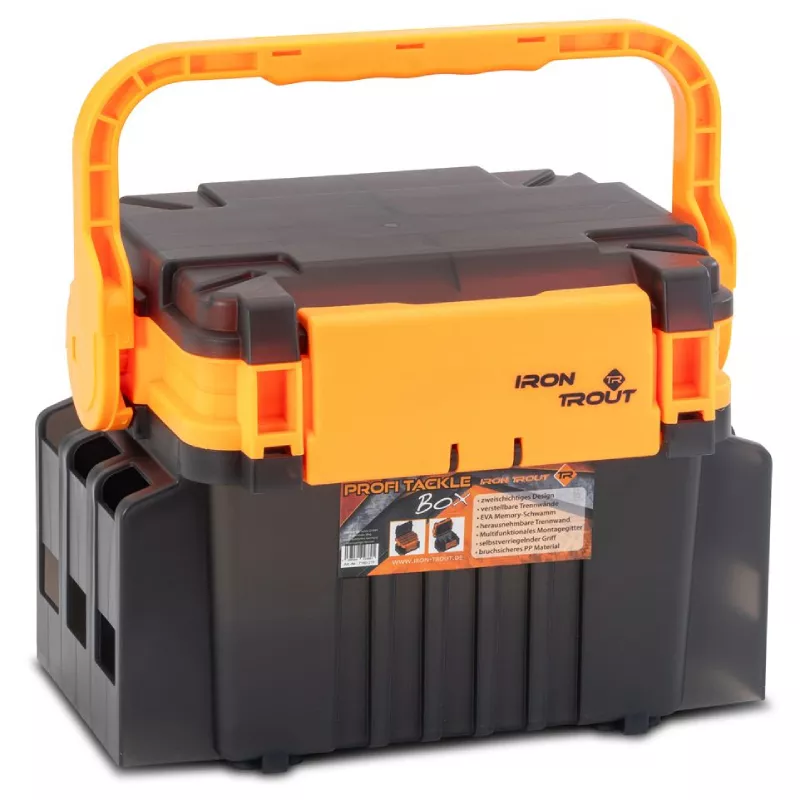Iron Trout box Profi Tackle Box 31,5×23×24cm Saenger