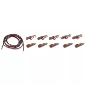 Anaconda Jungle Quick Lock Safety Lead Clip Power Pack jungle hnědá 5ks