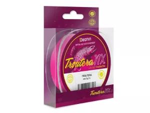 Delphin TROUTERA NX / ružová | 0,065mm 2,6kg 135m, 0,085mm 3,4kg 135m