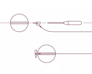 Nekonečná zarážka Delphin Q-STOP / žltá +ružová