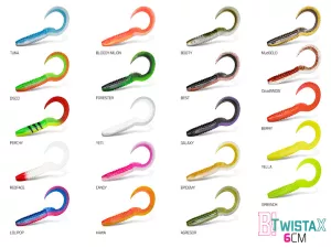 DuoPACK BOX Top mix Delphin TwistaX Eeltail UVs / 6x 5ks