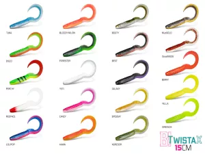 DuoPACK BOX Top mix Delphin TwistaX Eeltail UVs / 6x 5ks