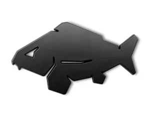 3D nálepka Delphin CARP Čierna