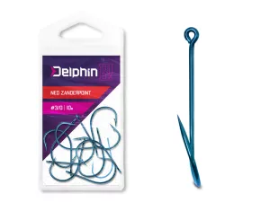 Háčik Delphin B! NEO ZanderPoint BLU / 10ks