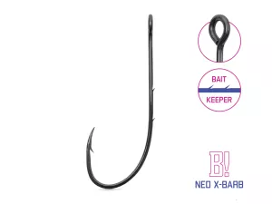 Háčik na čeburašku Delphin B! NEO X-BARB / 8ks