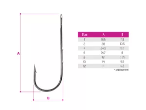 Háčik na čeburašku Delphin B! X-BARB MINI / 8ks