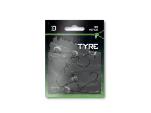 Jigová hlava s držiakom Delphin TYRE / 3ks