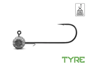 Jigová hlava s držiakom Delphin TYRE / 5ks