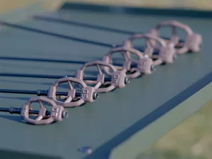 Olovené krmítko s trubičkou Delphin CyberTRIPLE